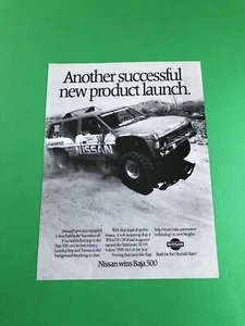 1990 1991 NISSAN PATHFINDER BAJA 500 ORIGINAL PRINT AD ADVERTISEMENT PRINTED - Picture 1 of 1