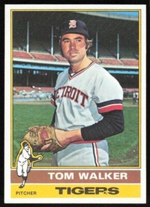 1976 Topps Tom Walker Detroit Tigers #186
