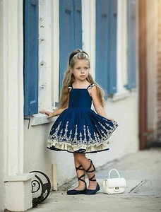 Girls Dollcake Golly Gosh Holiday Lace Special Occasion Gown Wedding Dress 10 - Picture 1 of 3