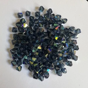 Genuine 6mm Swarovski Crystal Sparkling Beads 5301 Bicone 12pc You Pick Color - Picture 1 of 80