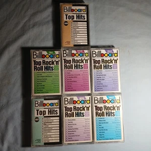Billboard Top Rock'n Roll Hits 7 Cassette Lot. Music Collector. Tapes. Rhino. - Picture 1 of 10