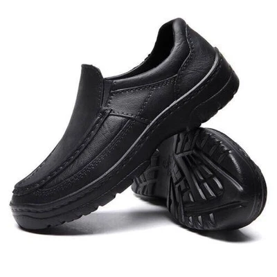 Men Non-slip Chef Shoes Lightweight Loafers Sneakers Work Shoes - Image 1 of 4