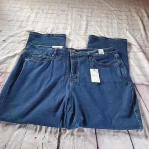Jeans Judy Azul Alto Pierna Recta Denim Azul Talla Grande 24W - Imagen 1 de 10