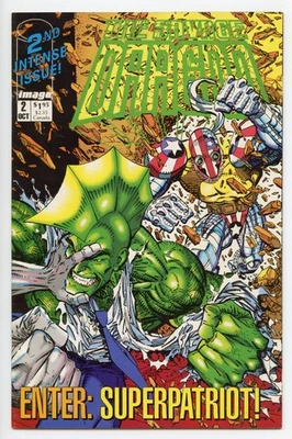 Image Comics Savage Dragon (1992) #2 Larsen SuperPatriot Poster VF 8.0 - Image 1 of 4