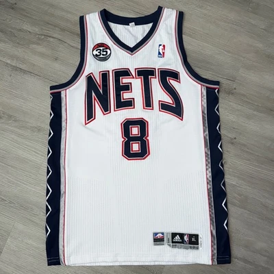 DERON WILLIAMS Game Worn New Jersey Nets adidas Jersey Authentic Team Issue Pro - Image 1 of 4