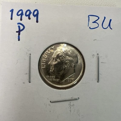 1999-P Roosevelt Dime BU (Brilliant Uncirculated) Philadelphia Mint - Image 1 of 3