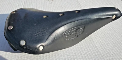 Sillín de cuero para bicicleta Brooks B17 Champion de colección Schwinn Peugeot Motobecane Foto 1 de 4