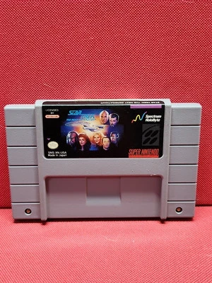 Vintage SNES Game Cartridge Star Trek: The Next Generation Terrific Condition Wk - Image 1 of 3