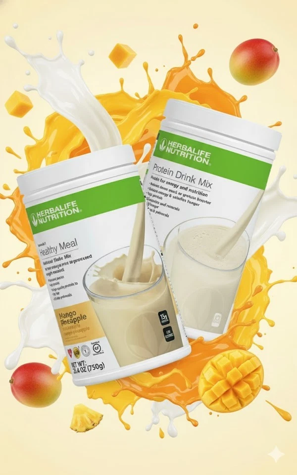 Herbalife Protein Drink Mix PDM - Vanilla, 616 gm (1122)