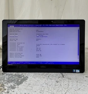 DELL INSPIRON ONE 2020 PC AIO INTEL CELERON G1620T 4GB 500GB SEE NOTES - Picture 1 of 7