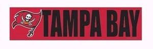 Tampa Bay Buccaneers Red Bumper Sticker - Picture 1 of 1