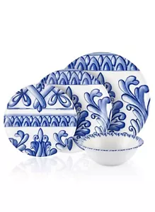 Amalfi Collection 24-Piece Porcelain Dinner Set - Picture 1 of 7