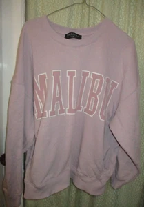 DECJUBA - Women's Size M cotton sweatshirt / jumper with pockets - relaxed fit - Picture 1 of 9