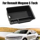 Car Armrest Console Storage Tray for Megane ETech 2022+ (Black ABS)