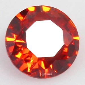 Natural Certified Montana Padparadscha Sapphire 6x6 MM Round Loose Gemstone BX03 - Picture 1 of 6