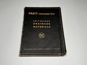 1950s Pratt (Watford) Ltd Salt Glazed Drainage Materials Catalogue - Picture 1 of 10