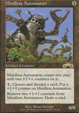 Mindless Automaton PL Exodus MTG Magic The Gathering Artifact English Card