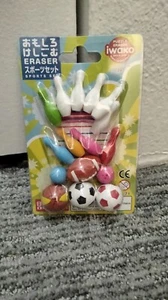 IWAKO Collecting Toy Eraser Japanese Sports Set Made in Japan Import - Picture 1 of 4