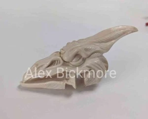 1997 Mattel Extreme Dinosaurs Bullzeye Action Figure Unproduced Prototype Head - Picture 1 of 2