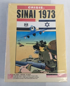 CRISIS SINAI 1973 War Board Game NEW SEALED GMT Games 1995 OOP RARE - Picture 1 of 4