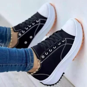 2024 New Fashion Summer Women Casual Shoes Plus Size Sneakers for Women Platform - Picture 1 of 30