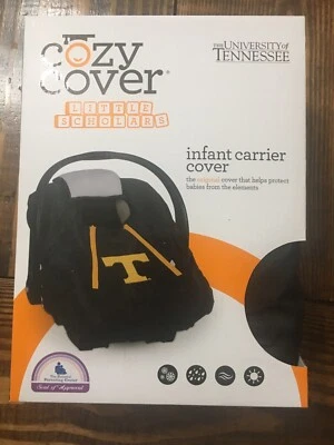 New Cozy Cover Lined Tennessee Volunteers Infant Car Seat Carrier Cover - Image 1 of 4