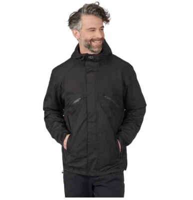 Can-Am Men's Seil Packable Jacket Black 440968 Foto 1 de 2