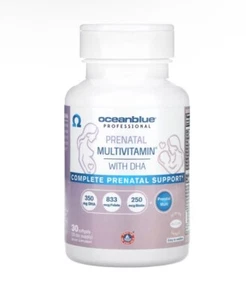 Oceanblue Professional, Prenatal Multivitamin with DHA, 30 Softgels - Picture 1 of 2