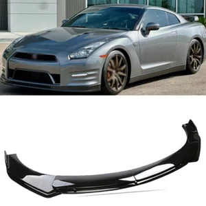 Front Bumper Lip Splitter Spoiler Body Kit Black For Nissan Maxima Car Parts - Picture 1 of 14