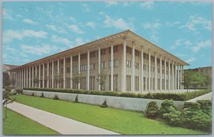 Postal cromada de la Universidad de Chicago IL, Kellogg Center, 1965 - Imagen 1 de 2