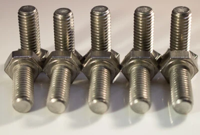 EAST COAST BOLTS M8 x 1.25 x 10mm 18-8 Stainless Steel Hex Head Bolts (Qty 20)