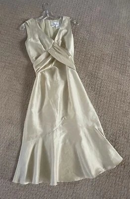 Max Mara 100% шелк MIDI платье размер 6 - Изображение 1 из 3