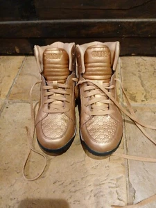 ZUMBA High Top Shoes Trainers Gold color sz 7.5 - Picture 1 of 7
