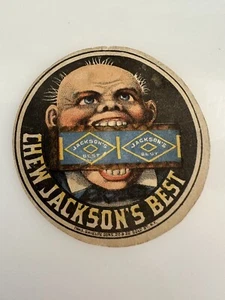1880's,ANTIQUE CHEW JACKSON'S BEST Circular Label A6o - Picture 1 of 4