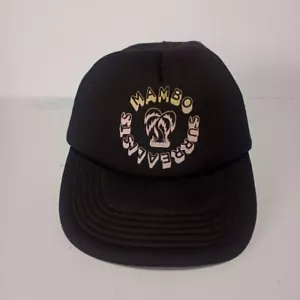 vintage Mambo Black Snapback Cap Hat Baseball Trucker - Picture 1 of 6