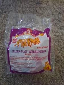 McDonald's Happy Meal Toy  Spider-man Webrunner Vehicle 1995 #4 - Marvel Opened - Picture 1 of 3