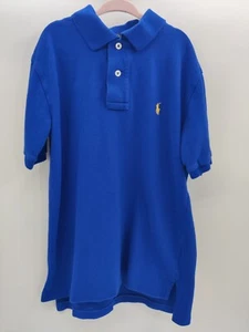 Polo Ralph Lauren Boys Blue Polo Collar Shirt Size Small (8) Short Sleeve - Picture 1 of 10
