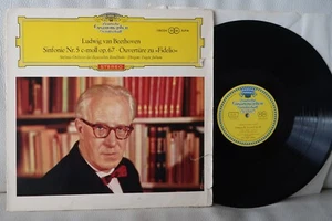 DGG 138024 SLPM BEETHOVEN SYMPHONY 5 Op.67 EUGEN JOCHUM ED1 RED STEREO LP TULIPS - Imagen 1 de 3