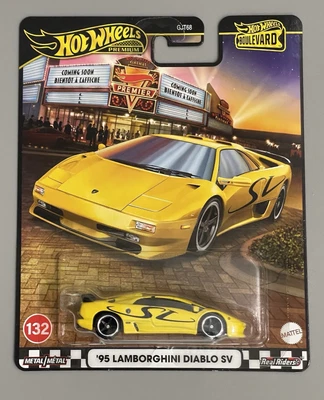 Lamborghini Diablo SV 2025 Hot Wheels Premium Boulevard #132 '95 Foto 1 de 2