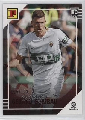 2022-23 Panini Chronicles Base La Liga Panini Red /199 Gerard Gumbau #34 - Image 1 of 2
