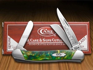 Case xx Knives Medium Stockman Slant Series Cat's Eye Corelon 1/2500 S9318CE - Picture 1 of 4