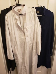 3 Dishdasha Abaya Jubba Thobe Islamic Muslim Saudi Robe Lot, Men Size XL & 2XL - Picture 1 of 11
