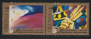 Philippinen 1998 Sc # 2514a Kunstpaar postfrisch OG - Bild 1 von 1