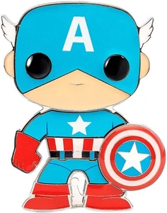 Funko Pop! Pin: Marvel - Captain America - Picture 1 of 4