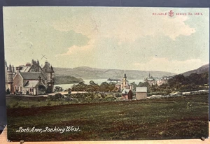 1922 Vintage Postcard Loch Awe Looking west - Picture 1 of 2