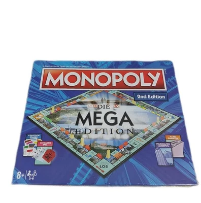 Winning Moves Brettspiel Familienspiele Monopoly Mega 2nd Edition Strategiespiel - Bild 1 von 3