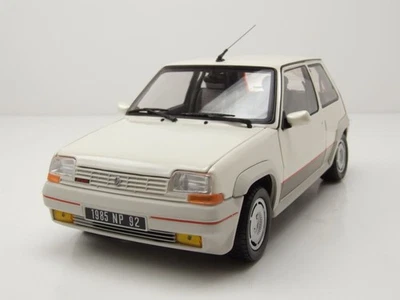 Renault 5 Supercinq Gt Turbo Fase 1 1985 Bianco Metallizzato Modello 1:18 Norev - Immagine 1 di 4