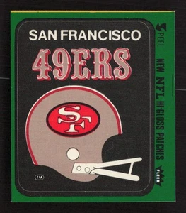 1977 Fleer Team Action #NNO San Francisco 49ers Helmet - Picture 1 of 2