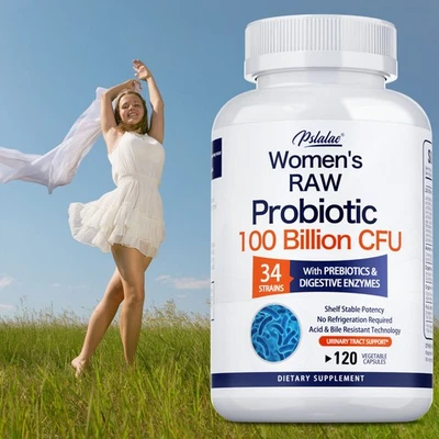 Women's Probiotic - Prebiotic, D-Mannose, Cranberry, Dandelion, Digestive Enzyme - Image 1 of 4