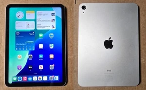 Apple iPad 10th Gen A2696 Silver 64GB - Only 4 Battery Cycles, WARRANTY DEC/ 25 - Afbeelding 1 van 10